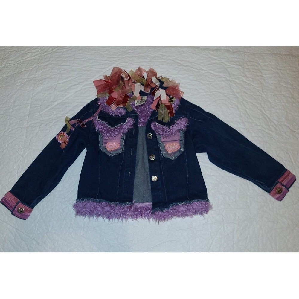 Sz 3T girls Beetlejuice Boutique jean jacket